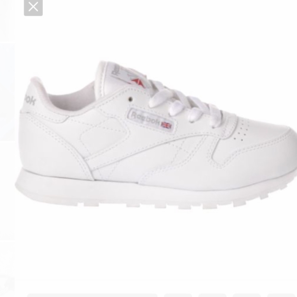 Reebok Classic White Leather Toddler Shoe Unisex 6